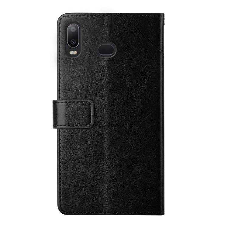 For Samsung Galaxy A10s Y Stitching Horizontal Flip Leather Case with Holder & Card Slots & Wallet & Photo Frame(Black) by buy2fix