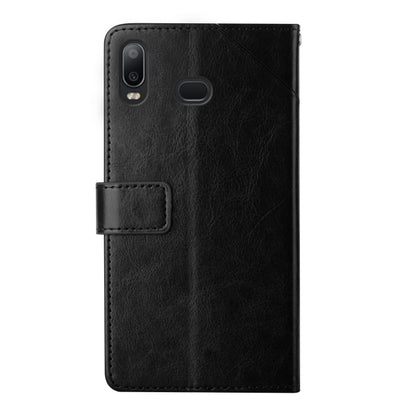 For Samsung Galaxy A10s Y Stitching Horizontal Flip Leather Case with Holder & Card Slots & Wallet & Photo Frame(Black) by buy2fix