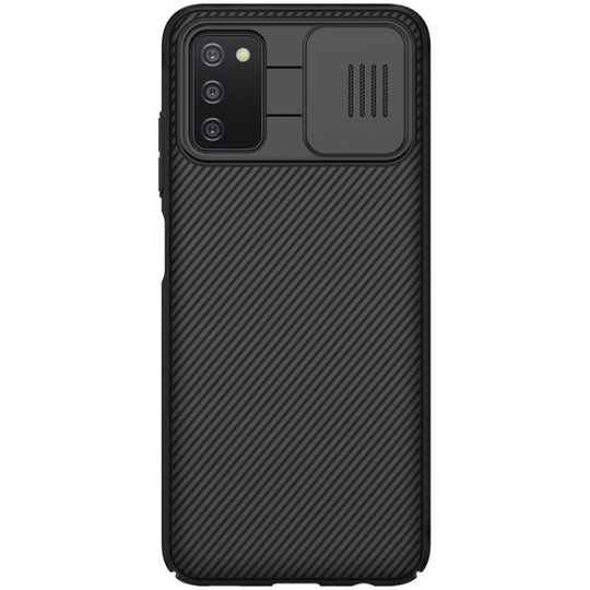 For Samsung Galaxy A03s / A037G NILLKIN Black Mirror Series PC Camshield Full Coverage Dust-proof Scratch Resistant Case(Black)