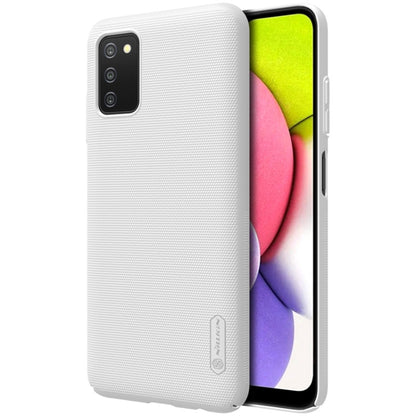 For Samsung Galaxy A03s / A037G NILLKIN Frosted Concave-convex Texture PC Phone Protective Case(White) - Galaxy Phone Cases by NILLKIN | Online Shopping UK | buy2fix