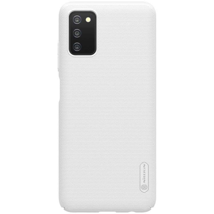 For Samsung Galaxy A03s / A037G NILLKIN Frosted Concave-convex Texture PC Phone Protective Case(White) - Galaxy Phone Cases by NILLKIN | Online Shopping UK | buy2fix