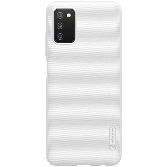 For Samsung Galaxy A03s / A037G NILLKIN Frosted Concave-convex Texture PC Phone Protective Case(White) - Galaxy Phone Cases by NILLKIN | Online Shopping UK | buy2fix