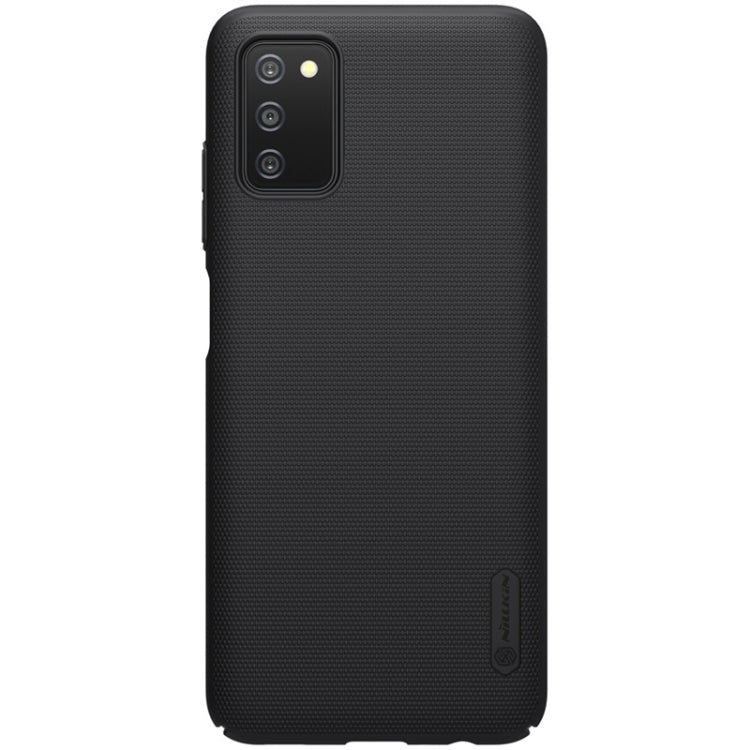 For Samsung Galaxy A03s / A037G NILLKIN Frosted Concave-convex Texture PC Phone Protective Case(Black) - Galaxy Phone Cases by NILLKIN | Online Shopping UK | buy2fix