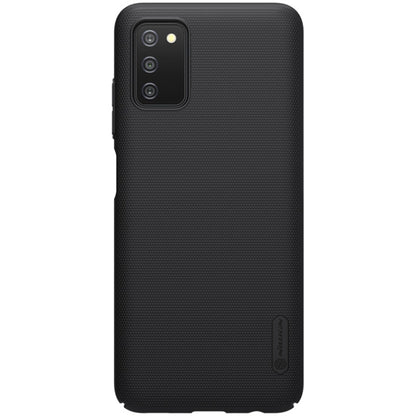 For Samsung Galaxy A03s / A037G NILLKIN Frosted Concave-convex Texture PC Phone Protective Case(Black) - Galaxy Phone Cases by NILLKIN | Online Shopping UK | buy2fix
