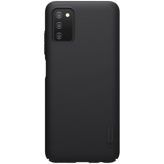 For Samsung Galaxy A03s / A037G NILLKIN Frosted Concave-convex Texture PC Phone Protective Case(Black) - Galaxy Phone Cases by NILLKIN | Online Shopping UK | buy2fix
