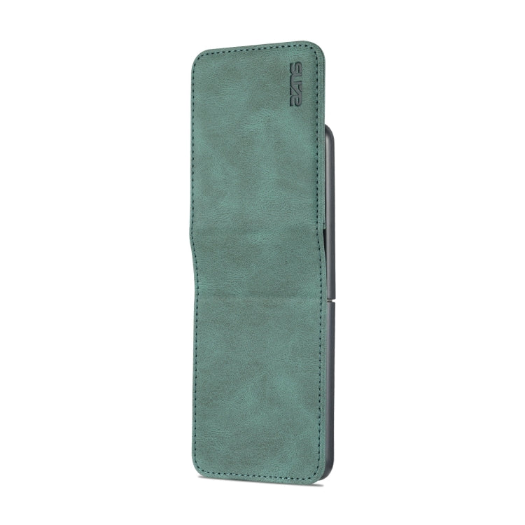 For Samsung Galaxy Z Flip3 5G AZNS Dream II Skin Feel PU+TPU Horizontal Flip PU Phone Case(Green) - Galaxy Phone Cases by GKK | Online Shopping UK | buy2fix