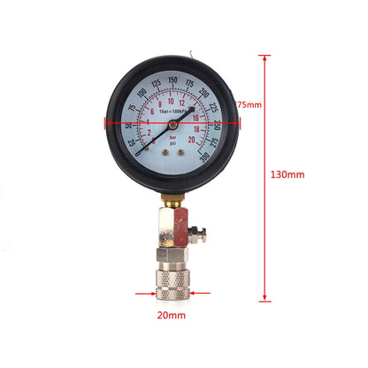 A3750 Car / Motorcycle Multifunctional Cylinder Pressure Gauge Cylinder Pressure Testing Tool - Tire Pressure Gauges by buy2fix | Online Shopping UK | buy2fix