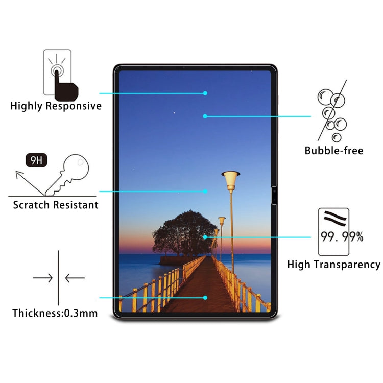 For Samsung Galaxy Tab S8 Plus 25pcs 9H 2.5D Explosion-proof Tempered Tablet Glass Film - For Samsung Tab by buy2fix | Online Shopping UK | buy2fix