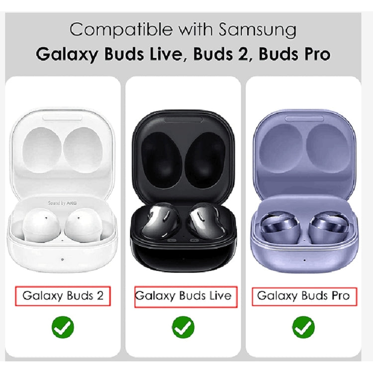For Samsung Galaxy Buds Live / Buds 2 / Buds Pro / Buds 2 Pro Thunder Battlegear Anti-fall Earphones Protective Case with Switch(Black Green) - Samsung Earphone Case by buy2fix | Online Shopping UK | buy2fix