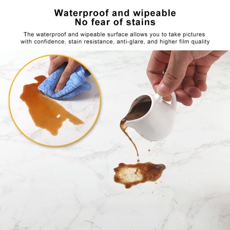 60 x 60cm Double Sides Retro PVC Photography Backdrops Board(Dark Light Wood Grain) - Wood Floor by buy2fix | Online Shopping UK | buy2fix