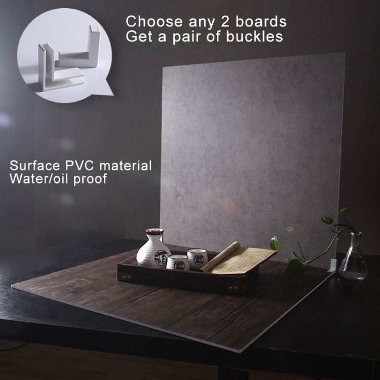 60 x 60cm Double Sides Retro PVC Photography Backdrops Board(Cement Wall) - Brick Wall by buy2fix | Online Shopping UK | buy2fix