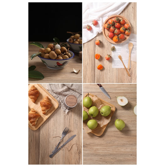 60 x 60cm Single Side Retro PVC Photography Backdrops Board(Light Wood Grain) - Wood Floor by buy2fix | Online Shopping UK | buy2fix