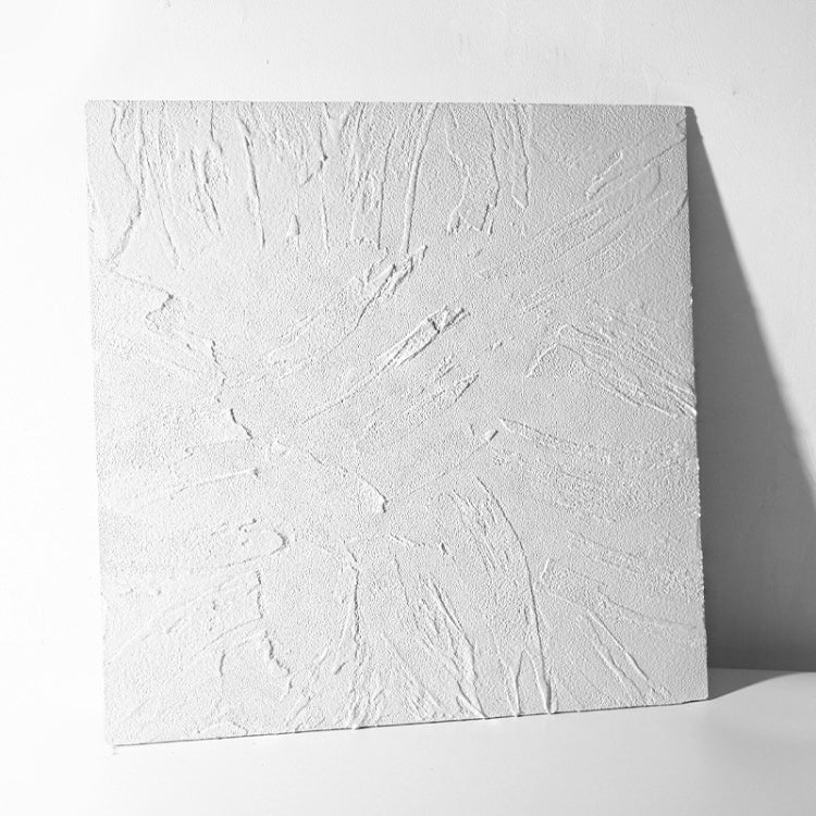60 x 60cm Retro PVC Cement Texture Board Photography Backdrops Board(White) - Brick Wall by buy2fix | Online Shopping UK | buy2fix