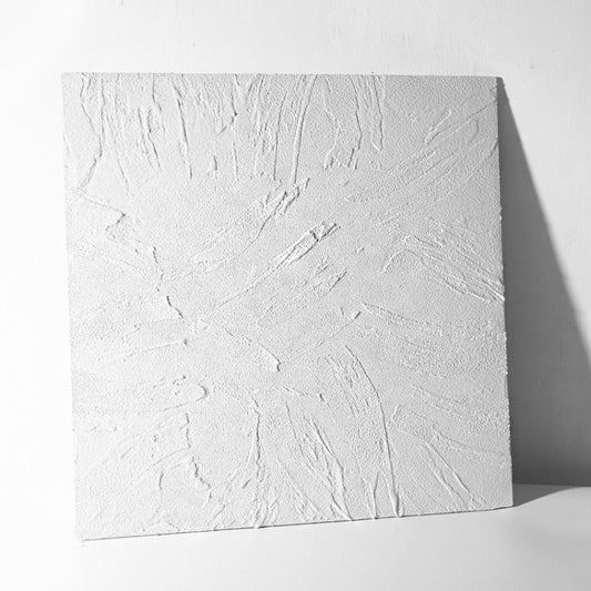 60 x 60cm Retro PVC Cement Texture Board Photography Backdrops Board(White) - Brick Wall by buy2fix | Online Shopping UK | buy2fix