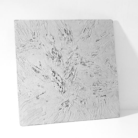 60 x 60cm Retro PVC Cement Texture Board Photography Backdrops Board(Grey White) - Brick Wall by buy2fix | Online Shopping UK | buy2fix