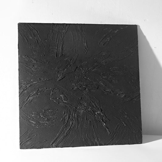 60 x 60cm Retro PVC Cement Texture Board Photography Backdrops Board(Black White) - Brick Wall by buy2fix | Online Shopping UK | buy2fix