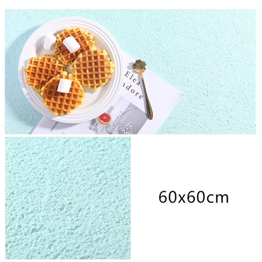 60 x 60cm PVC Backdrop Board Coarse Sand Texture Cement Photography Backdrop Board(Blue) - Brick Wall by buy2fix | Online Shopping UK | buy2fix
