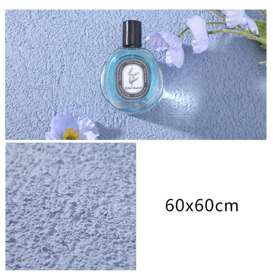 60 x 60cm PVC Backdrop Board Coarse Sand Texture Cement Photography Backdrop Board(Grey Blue) - Brick Wall by buy2fix | Online Shopping UK | buy2fix