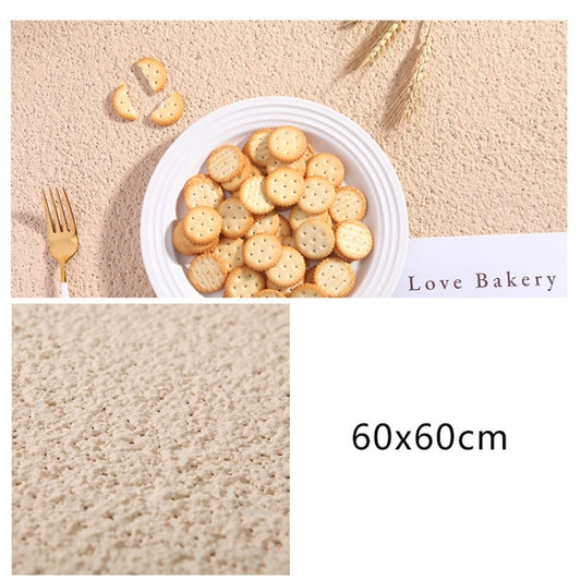 60 x 60cm PVC Backdrop Board Coarse Sand Texture Cement Photography Backdrop Board(Light Apricot) - Brick Wall by buy2fix | Online Shopping UK | buy2fix
