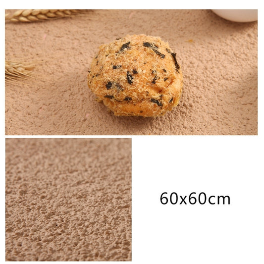60 x 60cm PVC Backdrop Board Coarse Sand Texture Cement Photography Backdrop Board(Dark Nude Color) - Brick Wall by buy2fix | Online Shopping UK | buy2fix