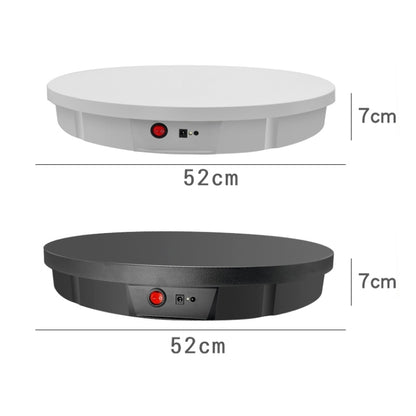 52cm Remote Control Electric Rotating Turntable Display Stand Video Shooting Props Turntable, Plug-in Power, Power Plug:US Plug(Black) -  by buy2fix | Online Shopping UK | buy2fix