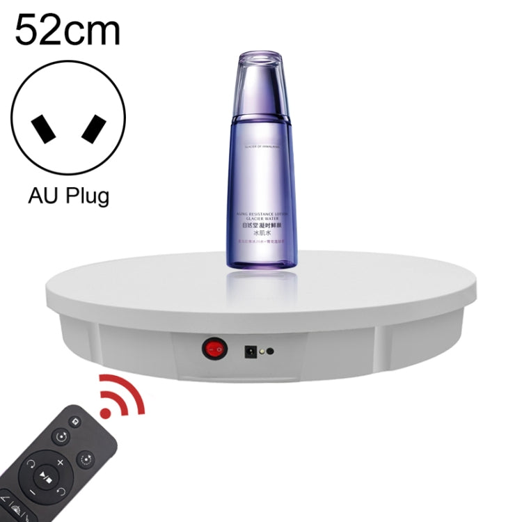 52cm Remote Control Electric Rotating Turntable Display Stand Video Shooting Props Turntable, Plug-in Power, Power Plug:AU Plug(White) -  by buy2fix | Online Shopping UK | buy2fix