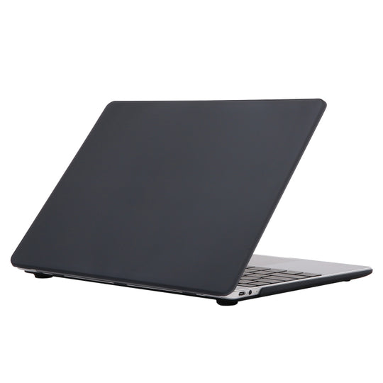 Pour Huawei MateBook 16 Étui de protection pour ordinateur portable givré antichoc (noir)