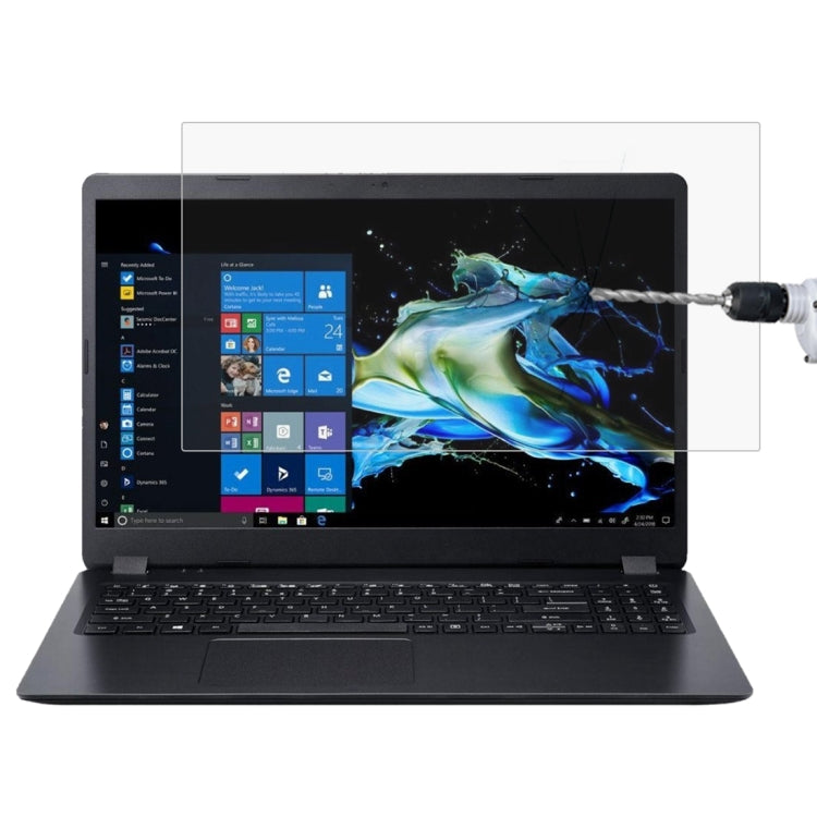 Laptop Screen HD Tempered Glass Protective Film For Acer EX215-54-70DW 15.6 inch - Screen Protection Film by buy2fix | Online Shopping UK | buy2fix