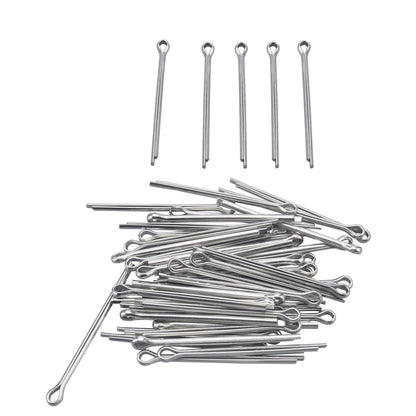 A5493 50 in 1 Stainless Steel U-shaped Split Spring Pin - Booster Cable & Clip by buy2fix | Online Shopping UK | buy2fix