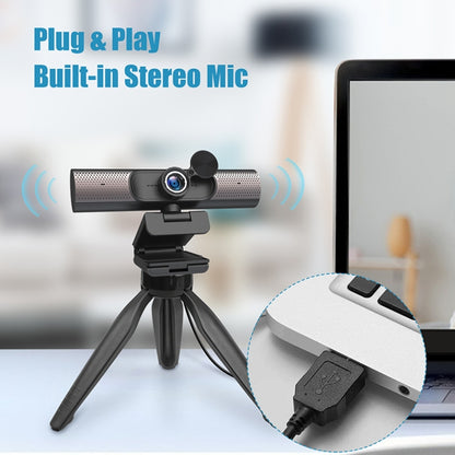 HY33 1080P HD USB Computer Webcam, Type:without Speaker(Black) by buy2fix