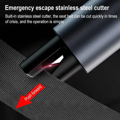 Multifunctional Vehicle Mounted Safety Hammer Car Window Breaker(Navy Cyan) - Emergency Hammer by buy2fix | Online Shopping UK | buy2fix