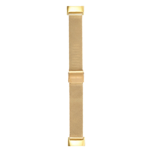 For Fitbit Charge 5 Milan Steel Double Buckles Strap Watch Band(Gold) - Watch Bands by buy2fix | Online Shopping UK | buy2fix