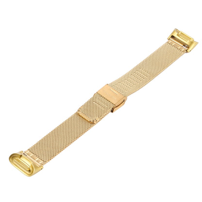 For Fitbit Charge 5 Milan Steel Double Buckles Strap Watch Band(Gold) - Watch Bands by buy2fix | Online Shopping UK | buy2fix