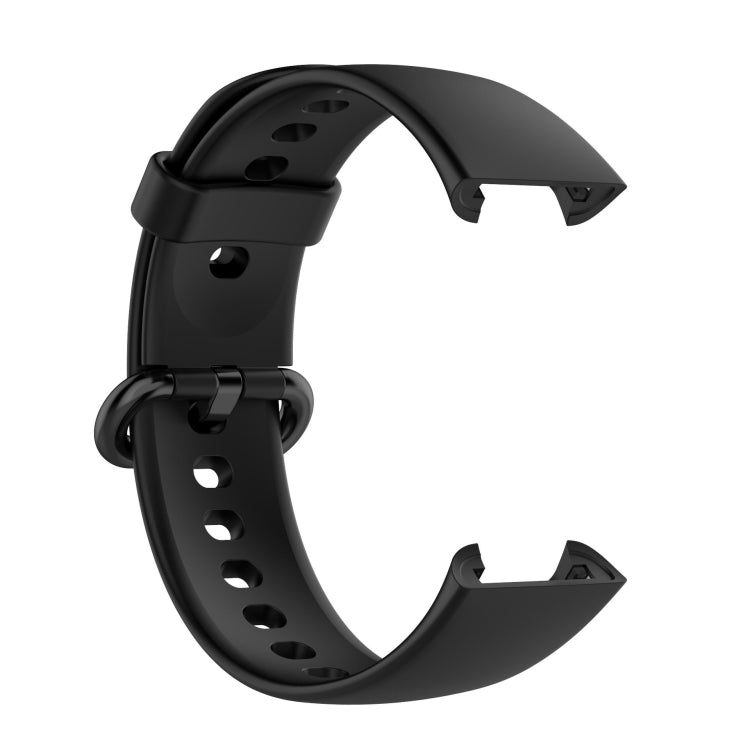 For Xiaomi Redmi Watch 2 Solid Color Silicone Strap Watch Band(Black) - Watch Bands by buy2fix | Online Shopping UK | buy2fix