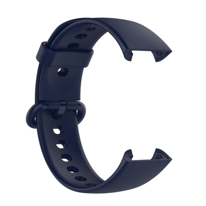 For Xiaomi Redmi Watch 2 Solid Color Silicone Strap Watch Band(Dark Blue) - Watch Bands by buy2fix | Online Shopping UK | buy2fix