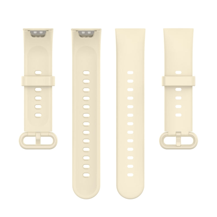 For Xiaomi Redmi Watch 2 Solid Color Silicone Strap Watch Band(Ivory White) - Watch Bands by buy2fix | Online Shopping UK | buy2fix
