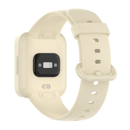 For Xiaomi Redmi Watch 2 Solid Color Silicone Strap Watch Band(Ivory White) - Watch Bands by buy2fix | Online Shopping UK | buy2fix