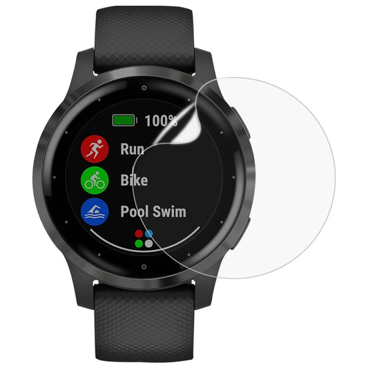 For Garmin Vivoactive 4S Soft Hydrogel Film Watch Screen Protector - Screen Protector by buy2fix | Online Shopping UK | buy2fix