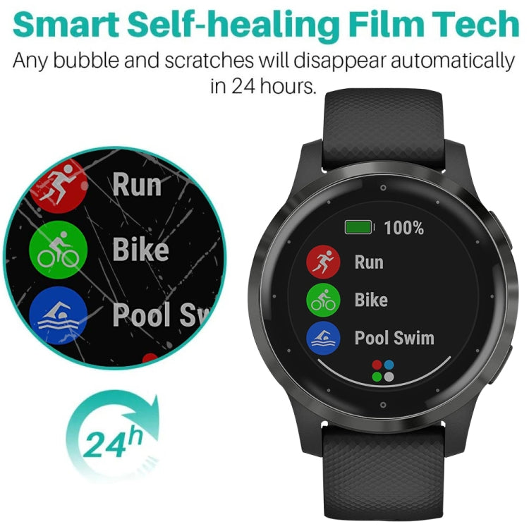 For Garmin Vivoactive 4S Soft Hydrogel Film Watch Screen Protector by buy2fix