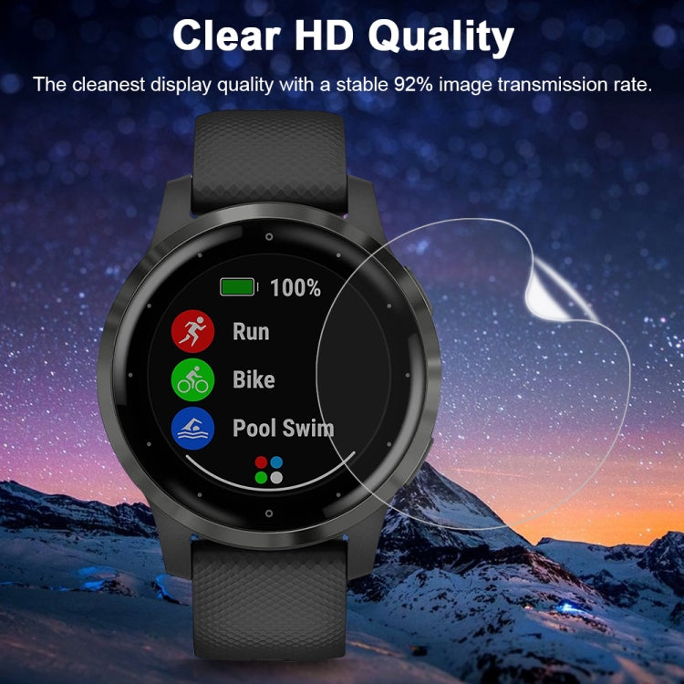 For Garmin Vivoactive 4S Soft Hydrogel Film Watch Screen Protector by buy2fix