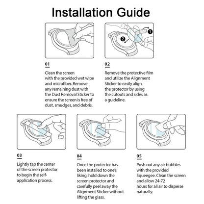 For Garmin Vivoactive 4S Soft Hydrogel Film Watch Screen Protector by buy2fix