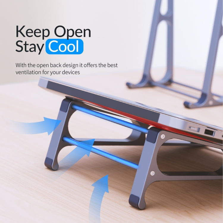 ORICO MA13 Multi-function Laptop Vertical Storage Holder(Grey) - Laptop Stand by ORICO | Online Shopping UK | buy2fix