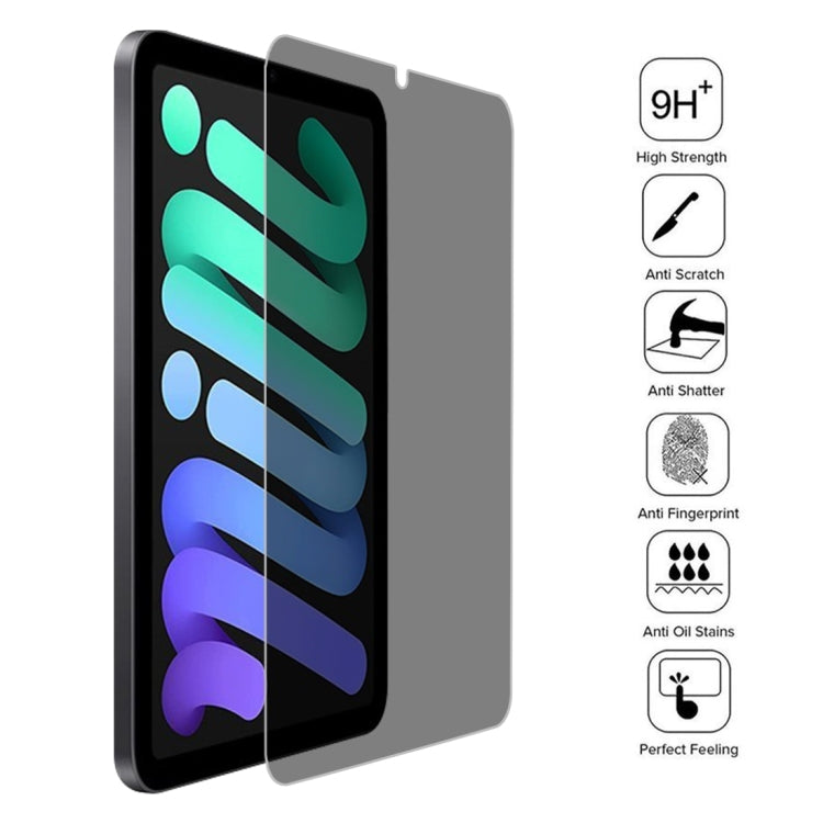 0.33mm 9H 2.5D Privacy Anti-glare Explosion-proof Tempered Tablet Glass Film For iPad mini 6 - More iPad Tempered Glass by DIYLooks | Online Shopping UK | buy2fix
