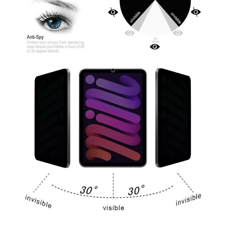 0.33mm 9H 2.5D Privacy Anti-glare Explosion-proof Tempered Tablet Glass Film For iPad mini 6 - More iPad Tempered Glass by DIYLooks | Online Shopping UK | buy2fix