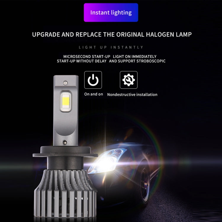 1 Pair G8 Plus H7 DC9-16V / 30W / 8000LM / 6000K IP67 Car LED 3570 Lamp Beads Headlight(White Light) - LED Headlamps by buy2fix | Online Shopping UK | buy2fix