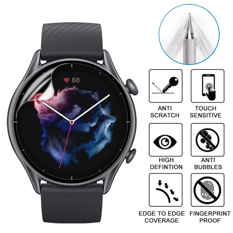 Curved 3D Composite Material Soft Film Screen Protector For Amazfit GTR 3 - Screen Protector by ENKAY | Online Shopping UK | buy2fix