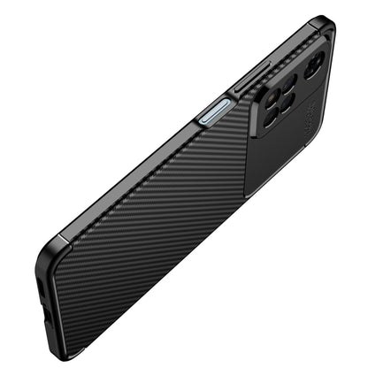 For Xiaomi Redmi Note 11 Pro China Version Carbon Fiber Texture Shockproof TPU Phone Case(Black) by buy2fix