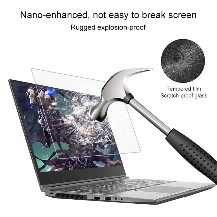 Laptop Screen HD Tempered Glass Protective Film For MECHREVO Z3 Air 15.6 inch - Screen Protection Film by buy2fix | Online Shopping UK | buy2fix