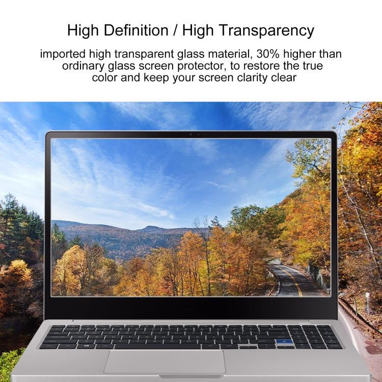 Laptop Screen HD Tempered Glass Protective Film For Samsung Galaxy Book Flex 15.6 inch - Screen Protection Film by buy2fix | Online Shopping UK | buy2fix