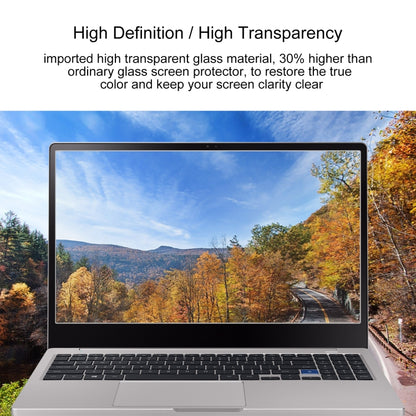 Laptop Screen HD Tempered Glass Protective Film For Samsung Galaxy NP750XBE-X03CN 15.6 inch - Screen Protection Film by buy2fix | Online Shopping UK | buy2fix